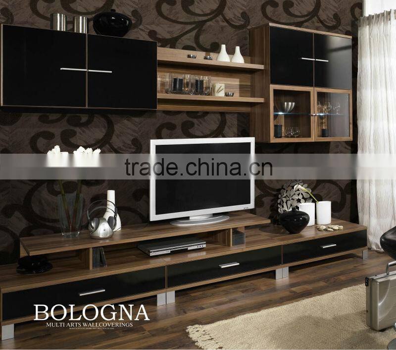 Hot fashion non-woven simple design wallpaper for home decoration