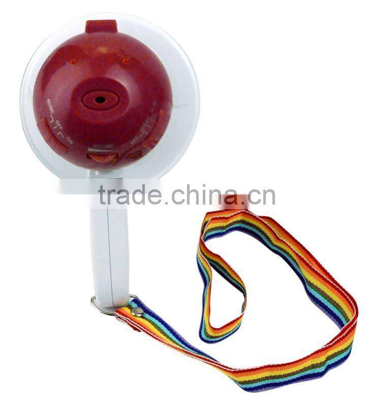 ABS Dry cell controlled Pocket-size loudspeaker with recording