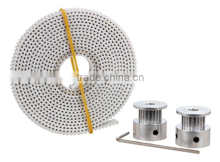 2GT Timing Belt with Steel Core Wire and GT2 Timing Pulley Industrial 3D Printer for Sale
