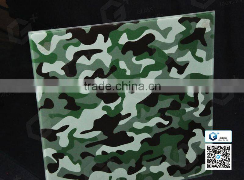 Colorful facade glass and window glass of insulated glass, ceramic digital printing glass