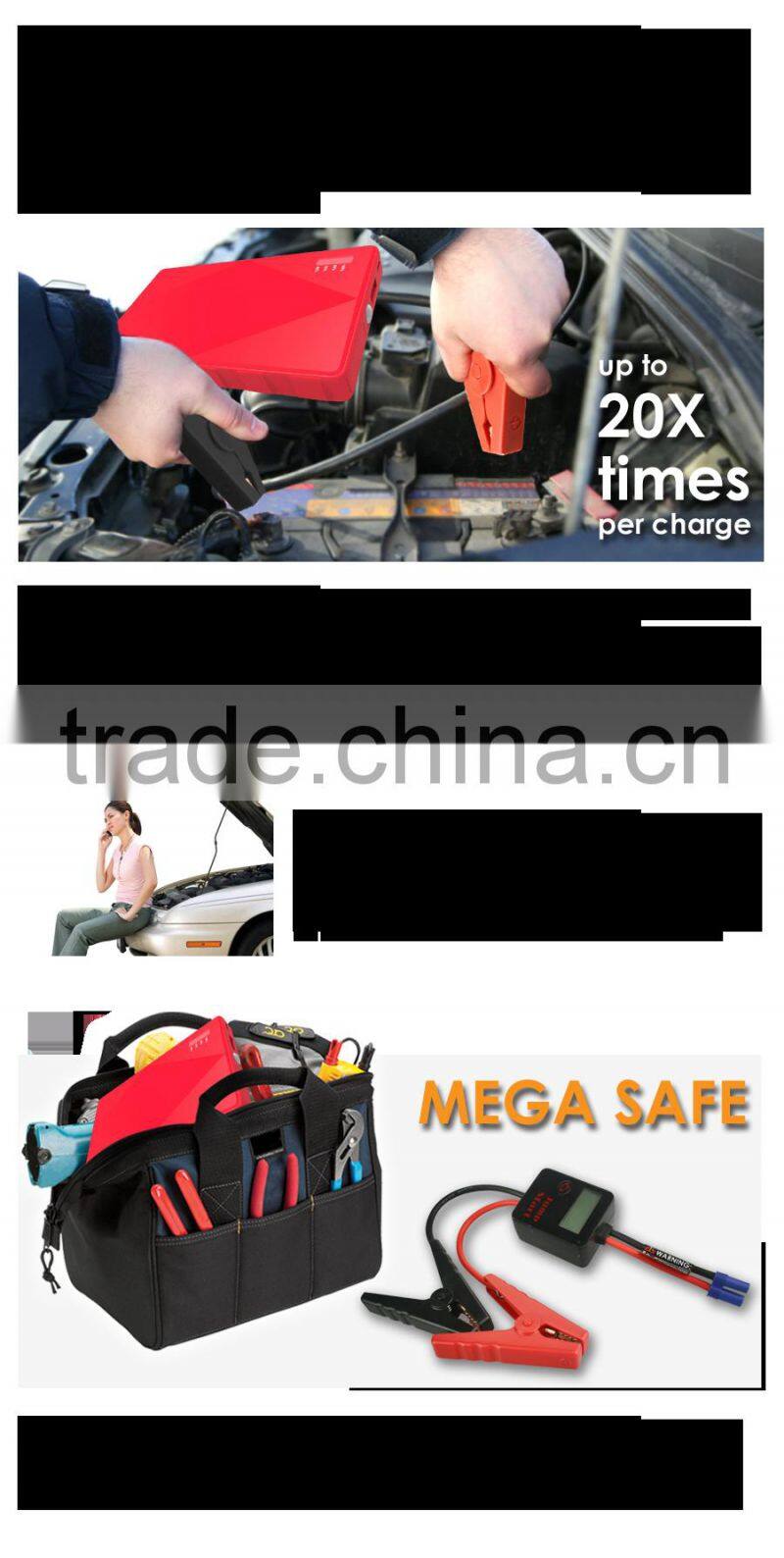 JUMP MONSTER OEM service 12V multi-function jump starter for car