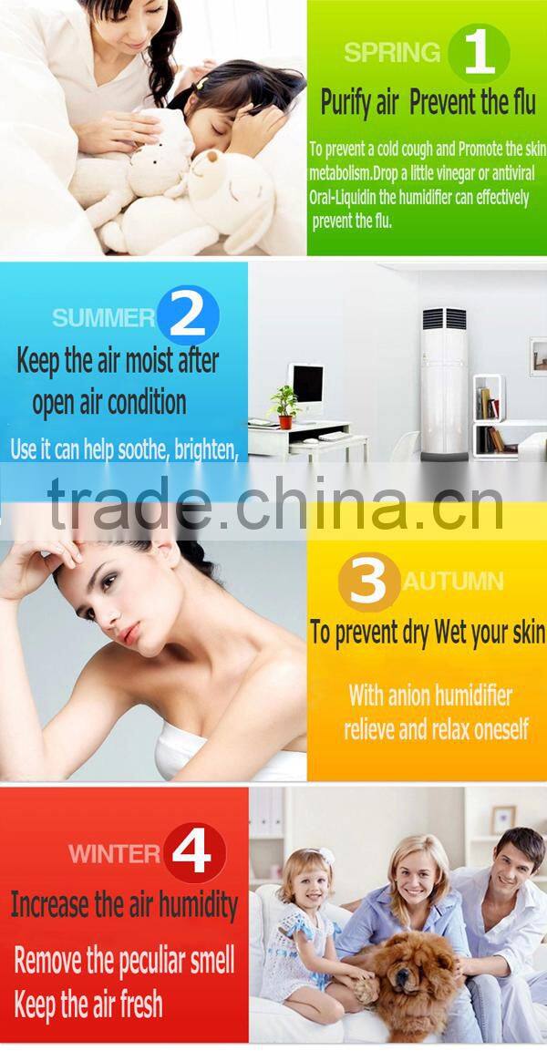 Free sample promotion! Hot-selling cool mist air humidifier ultrasonic