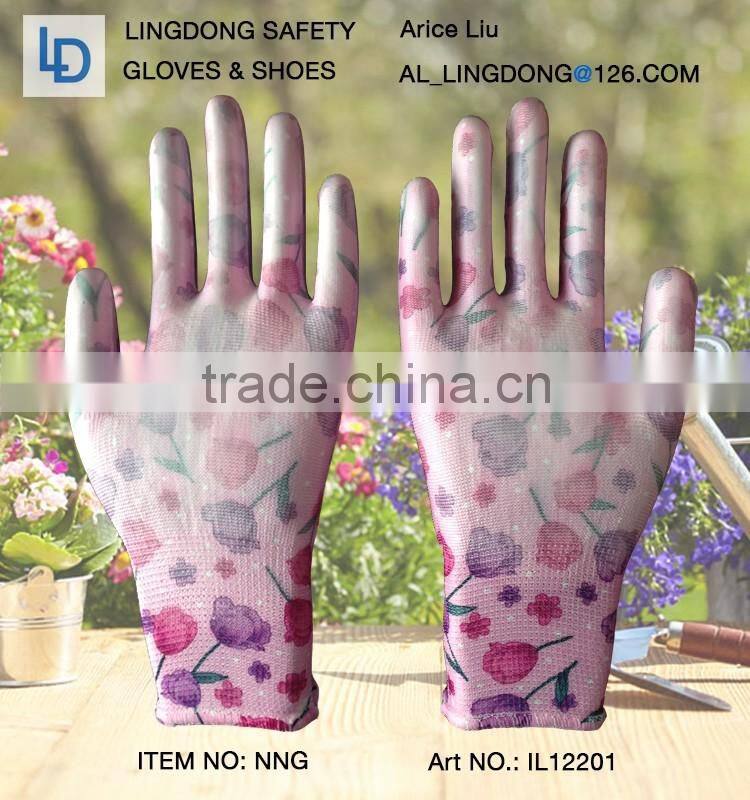 Black PU Coated Working Gloves