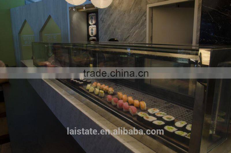 sushi display showcase/countertop refrigerator