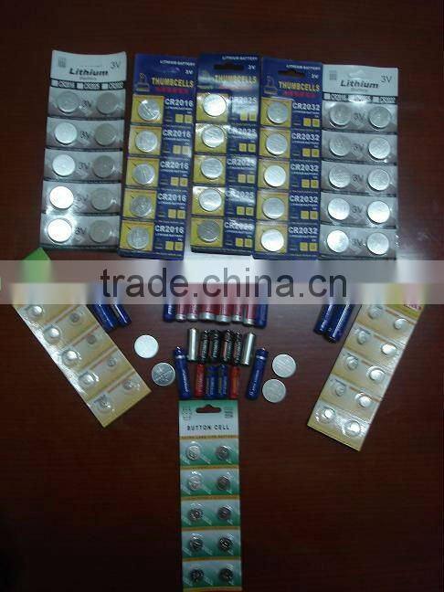 CR Button Cell battery,CR1616/CR1620/CR2016/CR2020/CR2025 moEdels available