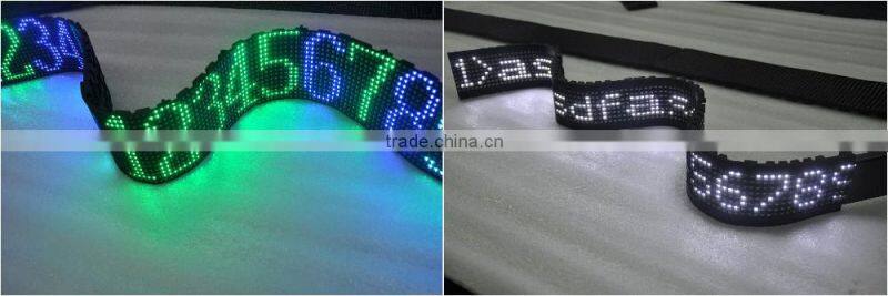 china led tv price in india Pitch 7.62mm Flexible big screen hd Moving Message Sign with Full Color