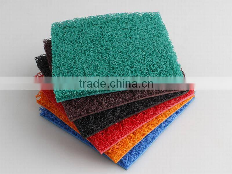 Superfine fiber coil mat