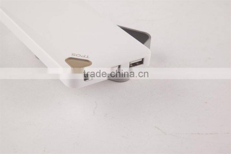 power bank 10000 mah, external battery, mobile power supply with 4 Led power indicator