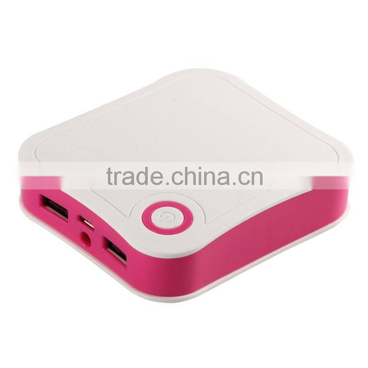 Full capacity 10400mah universal 2a output portable power bank