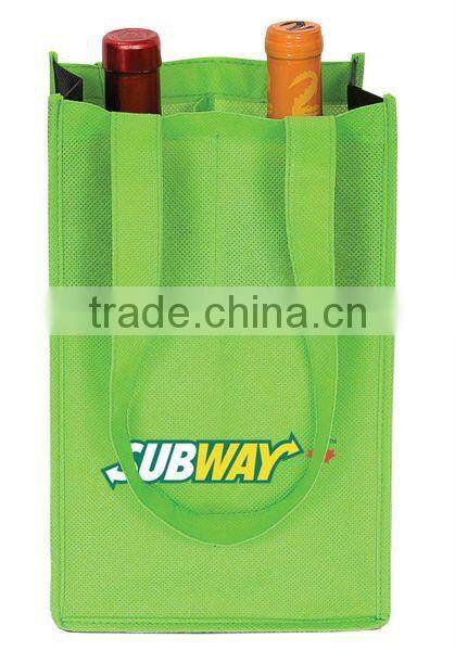 low price wine tote bag(2W-1955)