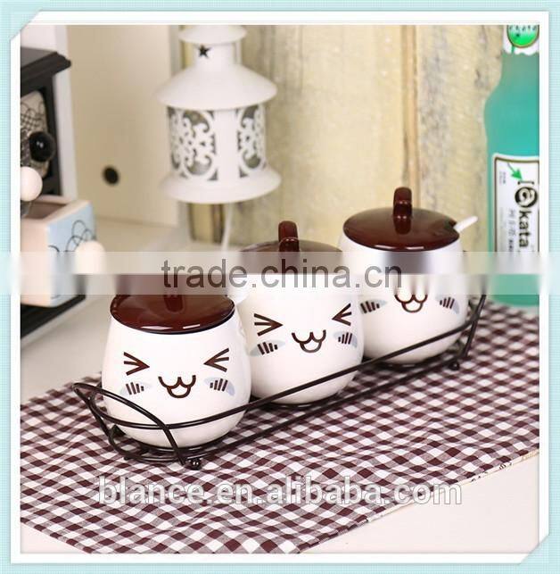 ceramic cookware sets in spices canister set design for salt and pepper and sugar