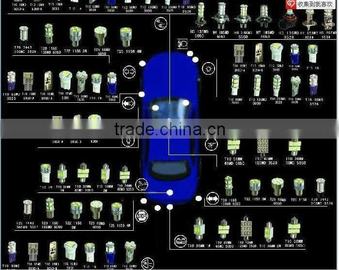 High Brightness1.5W COB Festoon Light 39MM Car Led Dome light