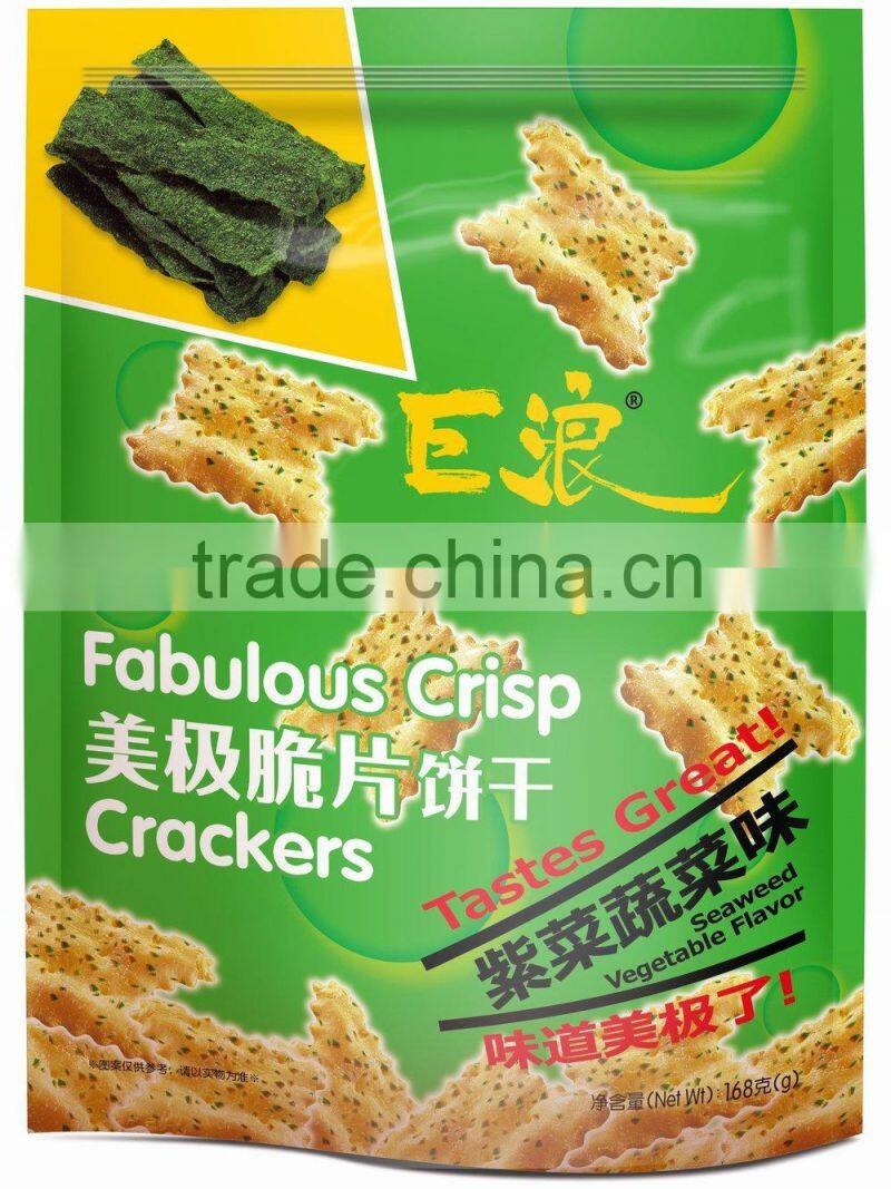 Fabulous Crisp Crackers/Erose Biscuits(seaweed vegetable fla)