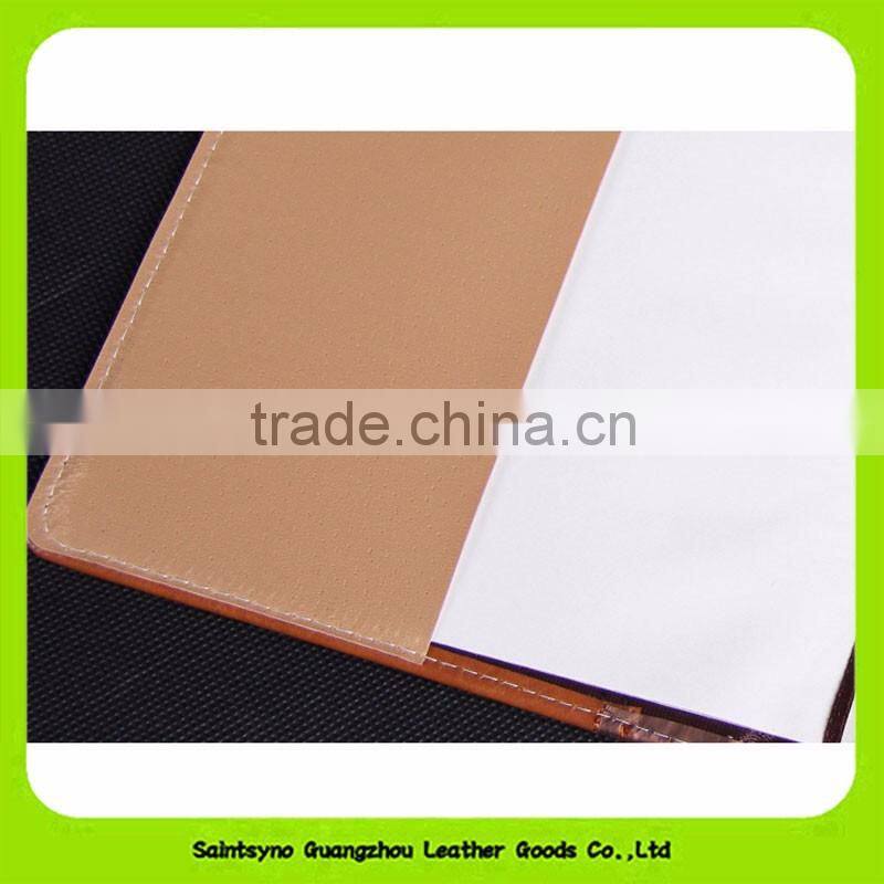 16032 Branded High End Cowhide stationery gift set leather for Christmas