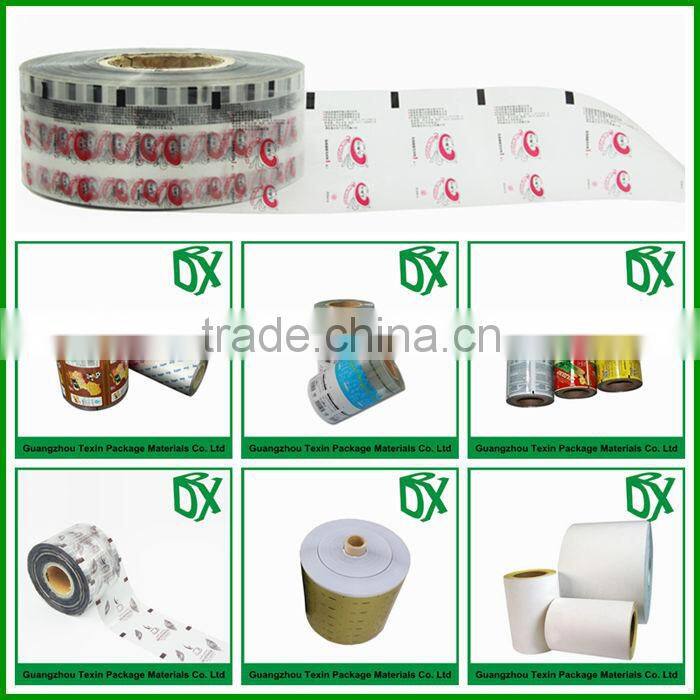 Best quality preformed roll plastic cup lidding sealing film for dairy products