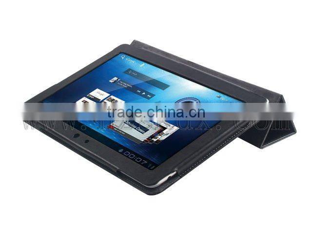 Brown SIKAI leather flip case stand for Huawei Mediapad 10"fhd