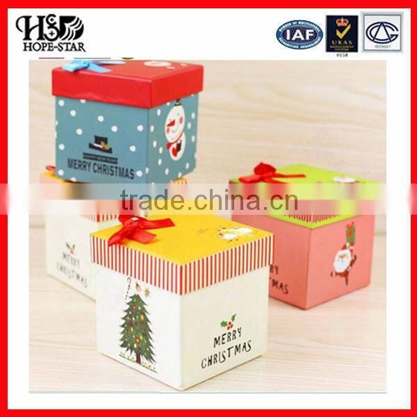 Beautiful christmas candy box wholesales with factory price