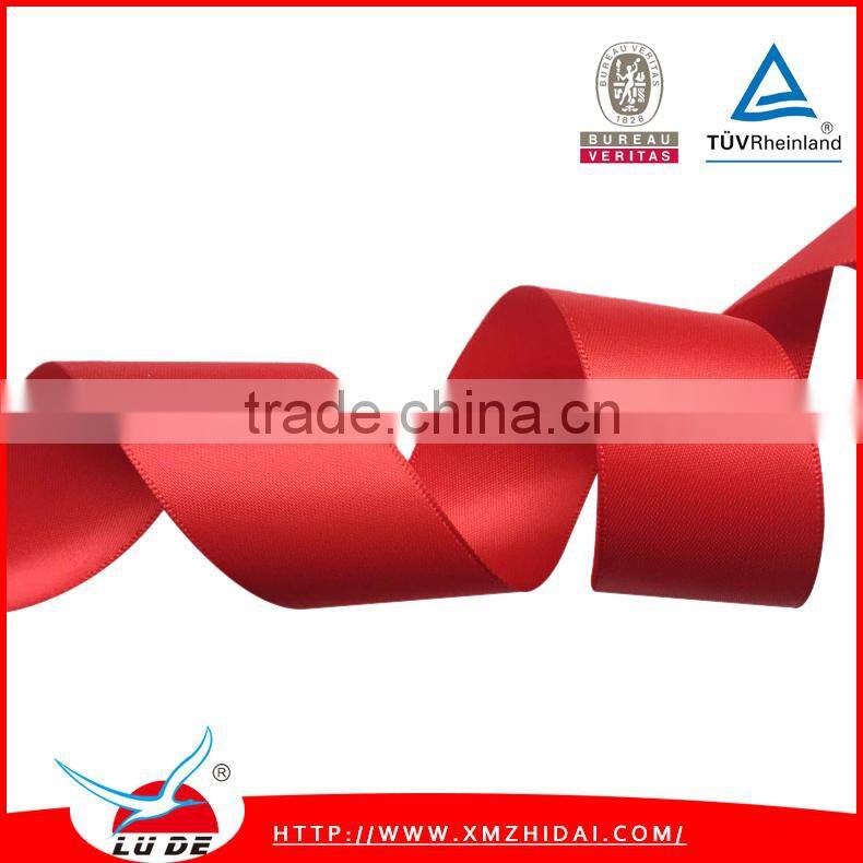 25mm single face style solid color satin ribbon