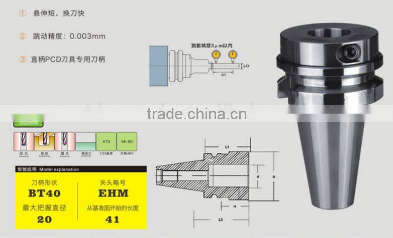 BT-EHM Short Hydraulic Chuck Tool Holder