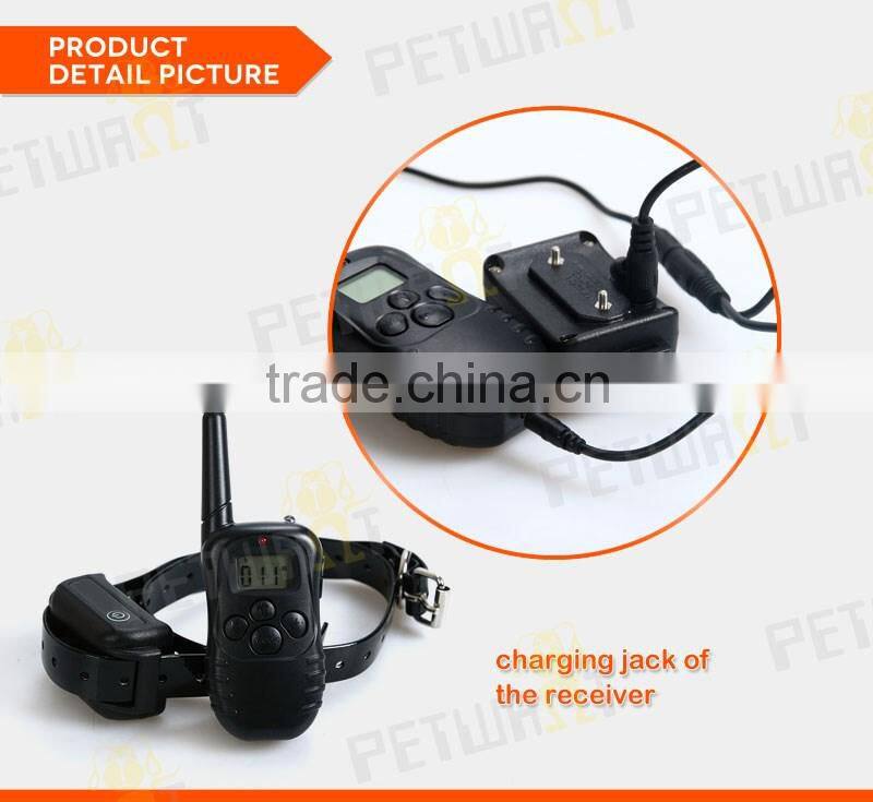 Remote training collar with rechargeable and waterproof PET-998DB