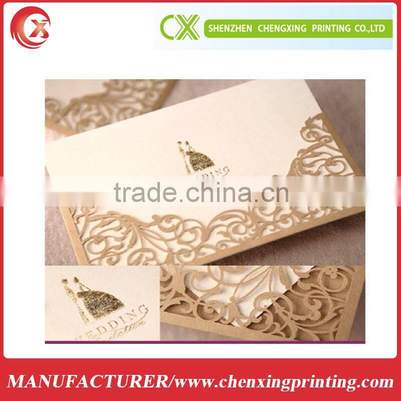 Modern Elegant Wedding Invitation Card ,Western Style