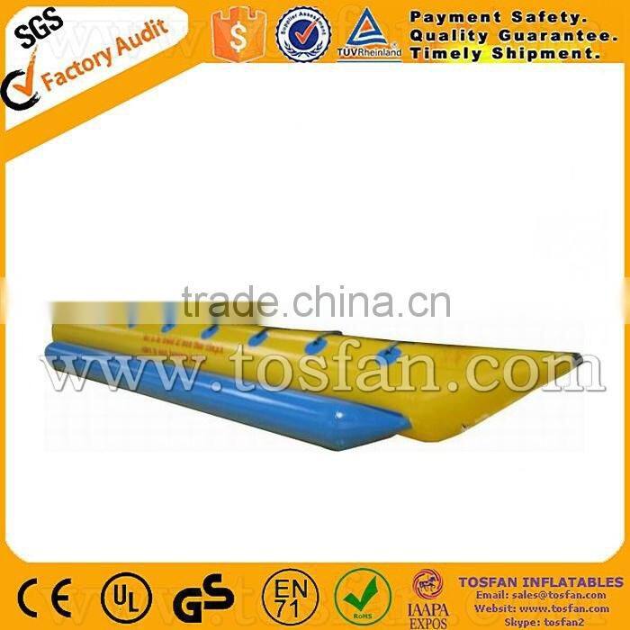 Custom logo inflatable banana boat for sale A9032A