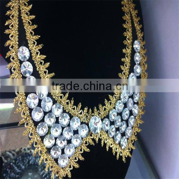 Diamond luxury fake shirts collar sweater