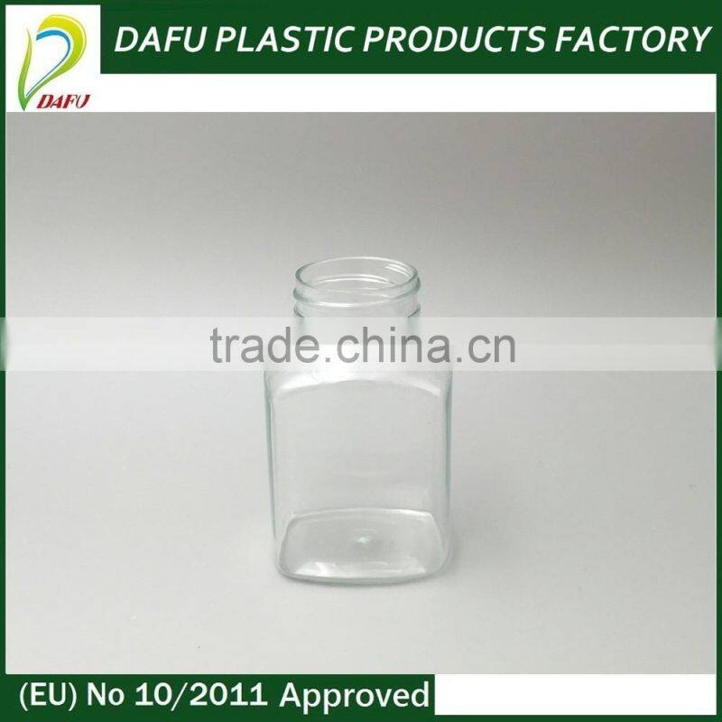 Factory wholesale rectangle 160ml white medical pet plastic bottles