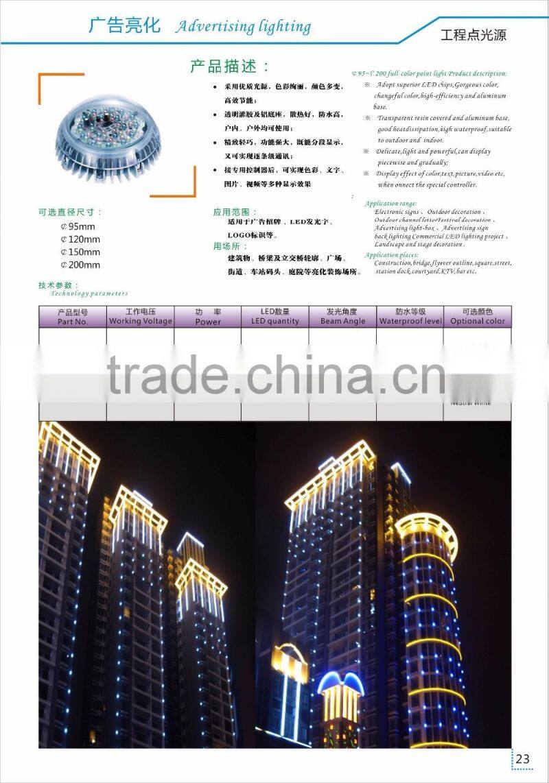 High quality DC24V 1.2W led point light source low price