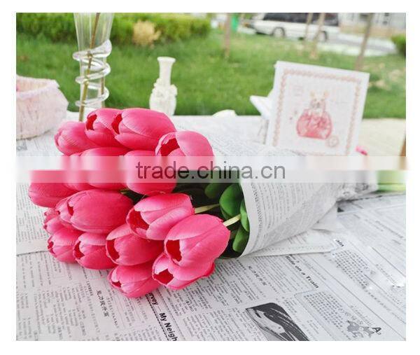 Modern decorative artificial tulip flower,tulip flowers for decoration