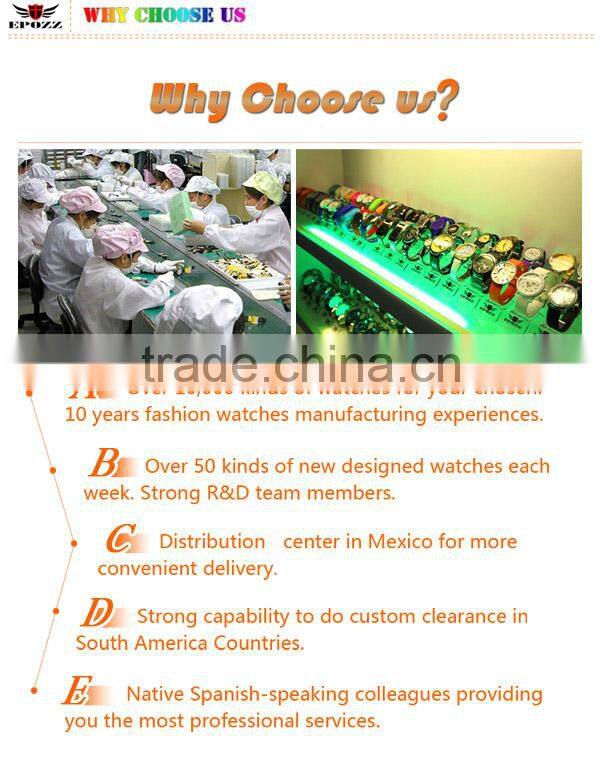 Waterproof 3 ATM Luxury Led Silicone Watch Ladies Watch Supplier