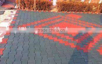 Qingdao 7king high density sound absorption eva puzzle rubber running track paver mat