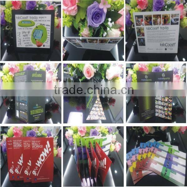 XHFJ Advertising booklet customized 4 color flyer printing