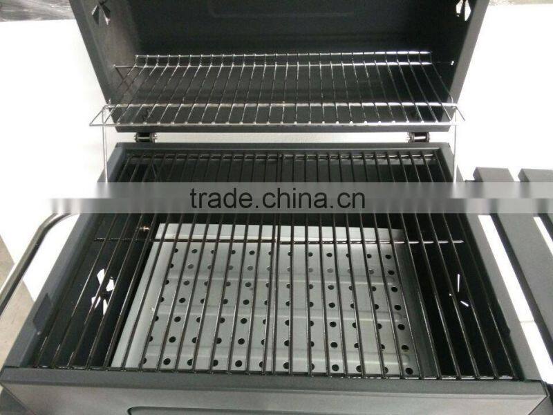 Outdoor garden charcoal bbq smoker grill