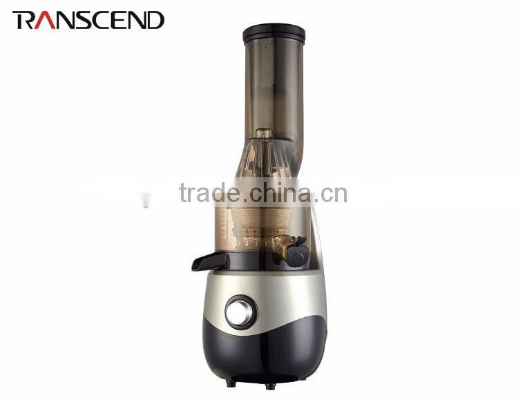 Plastic slow speed fruit juice extractor for home