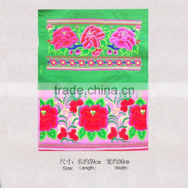 100% cotton ethnic fabric suitable for hmong bags and hats