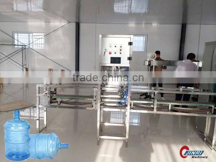 300BPH 5 gallon bottle mineral water full-auto Intenal and External brush washing 2 in 1 machine