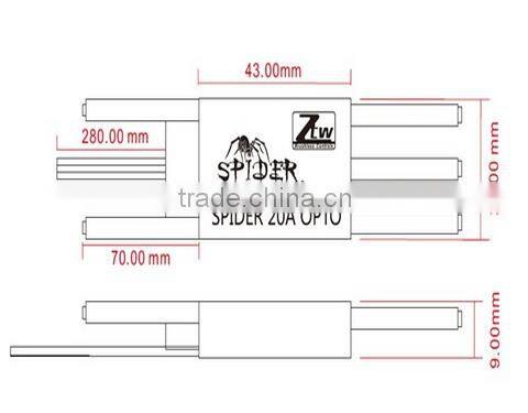 ZTW Spider Series 20A OPTO ESC With SimonK Program