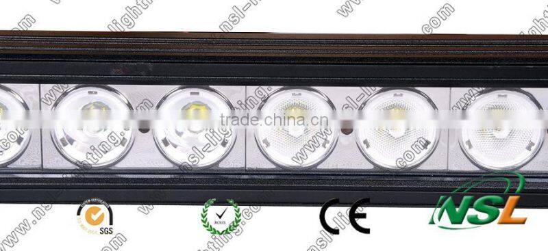 17'' 100W Led Off road Light Bar Single Row 10W Cree Chip Led Bar Light Roof Light Bar 10-70V IP67 Waterproof