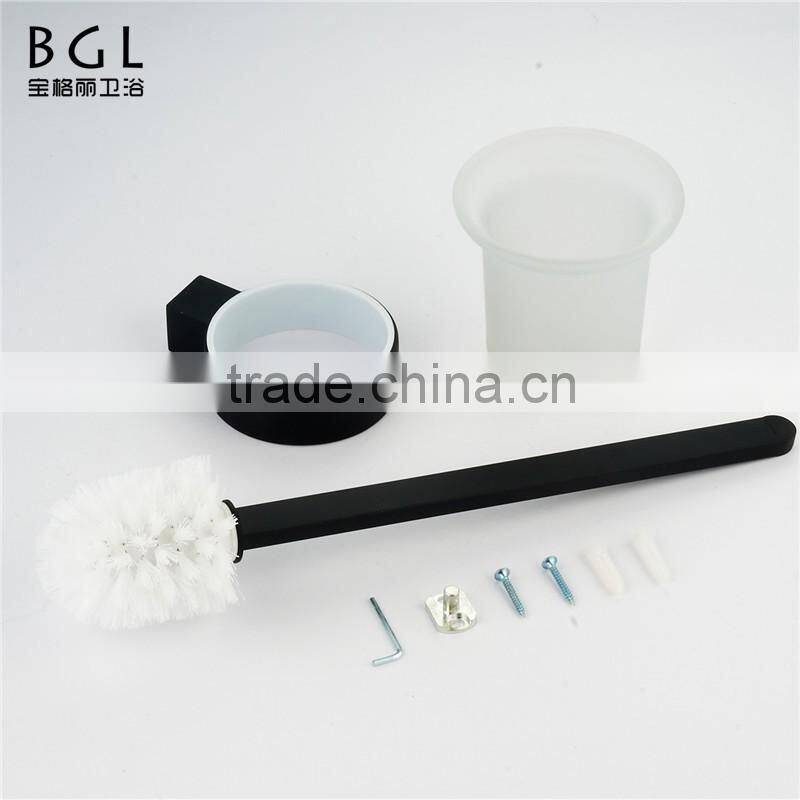 zine alloy rubber painting finishing with bathroom accessories toilet brush holder