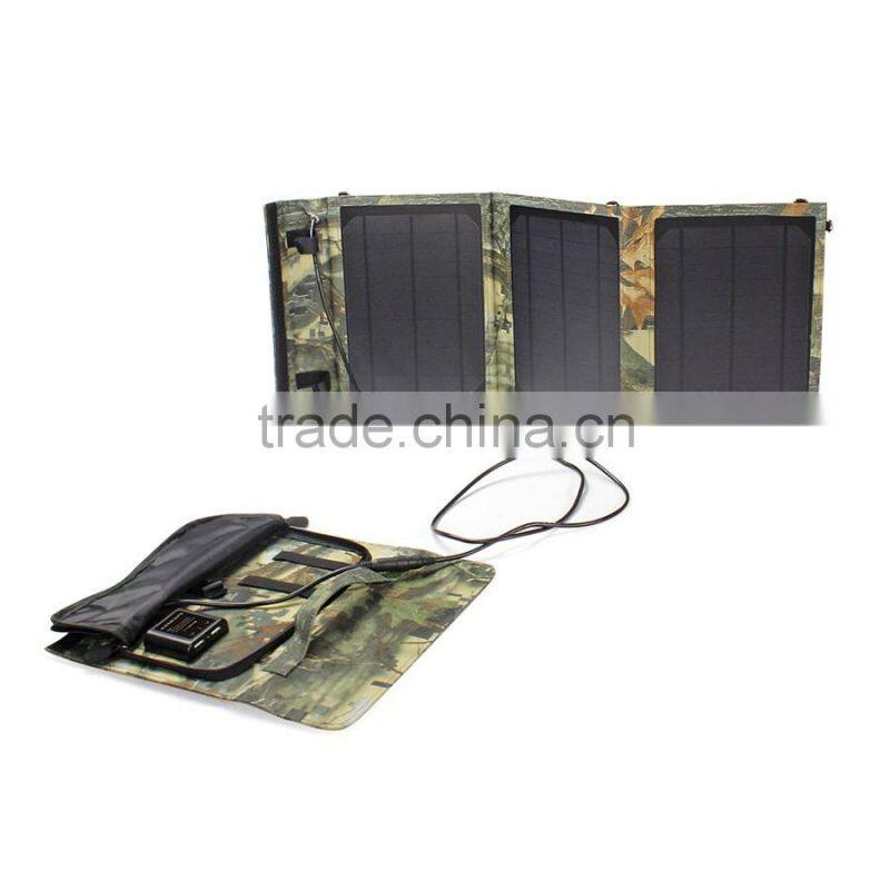 Handbag15W waterproof sunpower solar panel for mobile phone charge