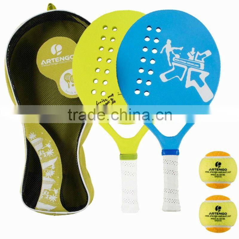 OEM 7-layer Poplar wood Paddle Racket
