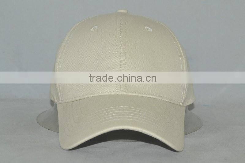 BLANK CAP / BASEBALL CAP / cream