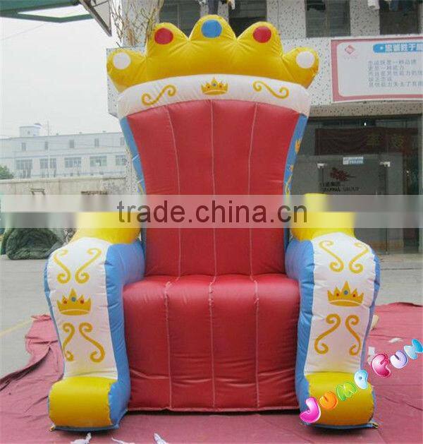 Best quality Inflatable Party Chair with PVC tarpaulin drawstring