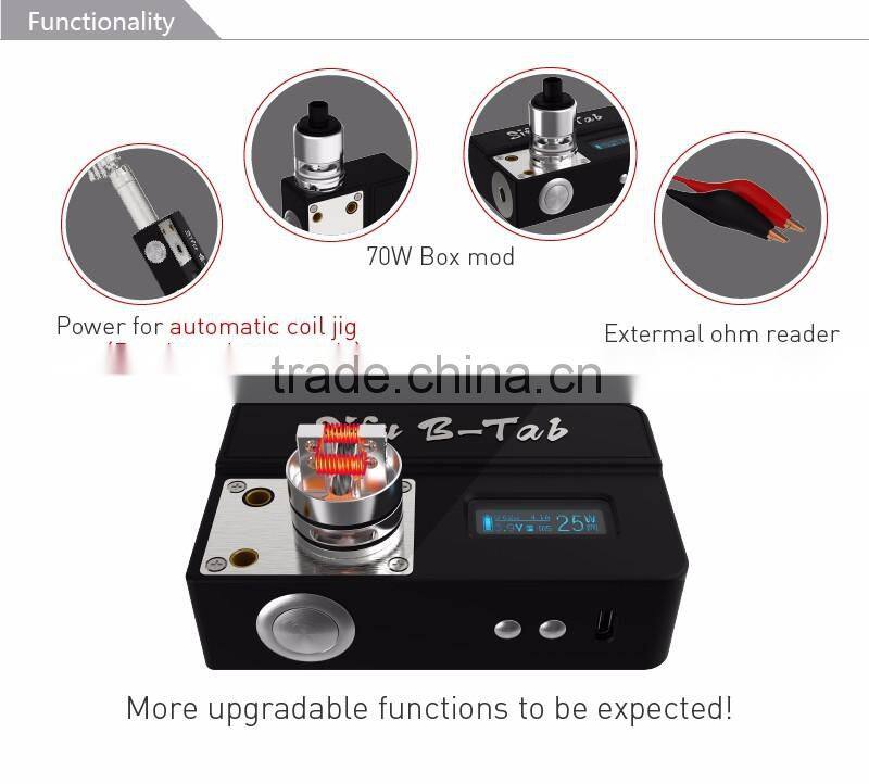 china supplier zhuhai UD 70W Sifu B-Tab Box e cigs mods & DIY Tool power