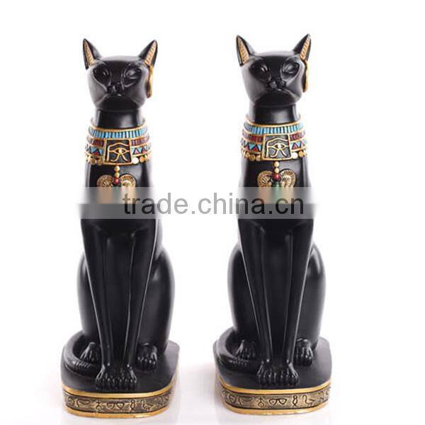 Custom aniaml polyresin figurine,OEM cartoon characters cat polyresin figurine,Custom aniaml polyresin statue factory