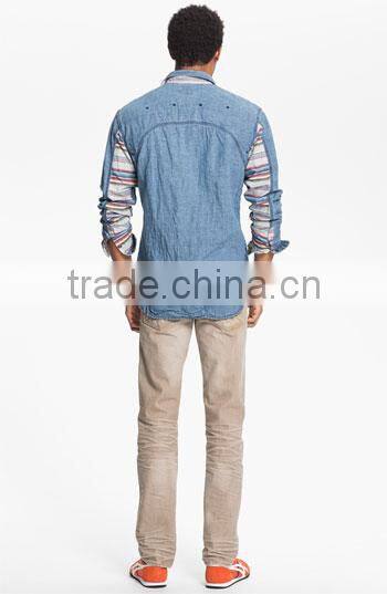 jeans stylish pants slim fit man denim jeans pents jeans garment factory jeans pantaloon (LOTD126)