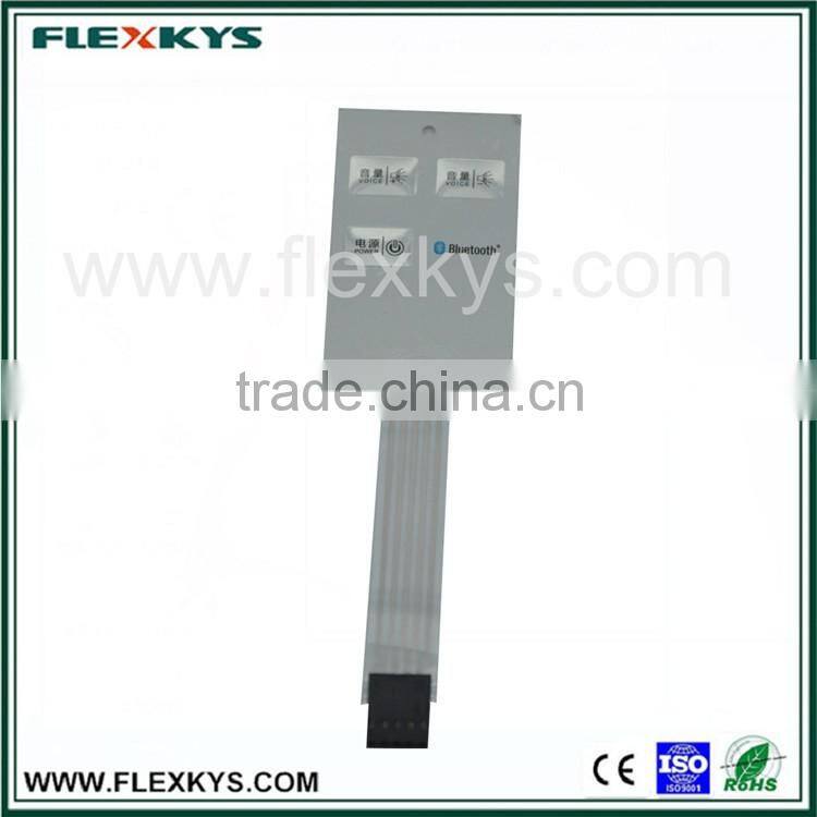 Top grade embossed key membrane keypad