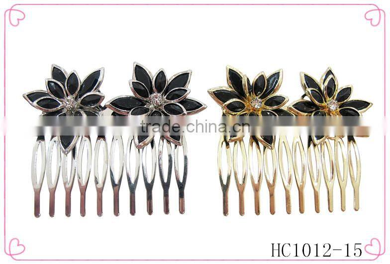 Decorative hair combs women's,charm hair comb,diamond hair comb