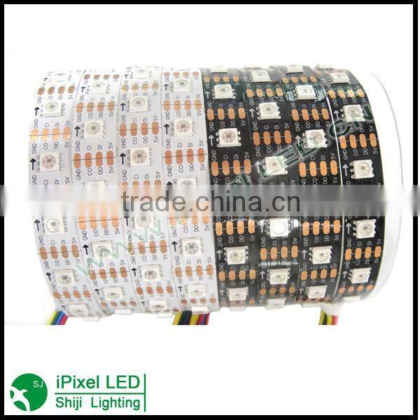 apa102 prorgammable rgb 5050 pixel led strip